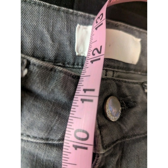 Flaneur Homme Jeans 30 Gray Medium Wash Distressed Ripped Destroyed Skinny Denim - Picture 13 of 16